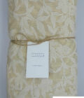 Telo bagno spugna di cotone jacquard Flowers giallo