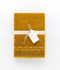 Telo bagno in spugna di cotone jacquard Gatsby giallo
