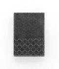 Telo bagno spugna di cotone jacquard Tiles grigio