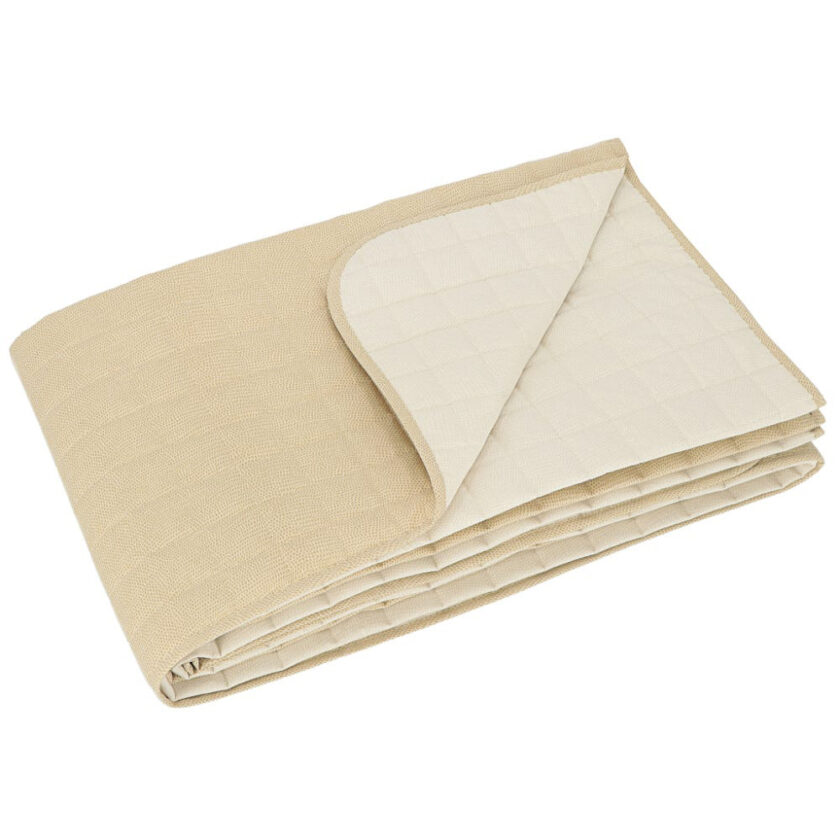 Trapuntino singolo in cotone chromo beige - immagine 2