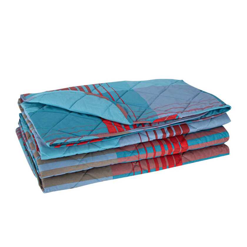 Trapuntino singolo in cotone Miller bluette - immagine 3