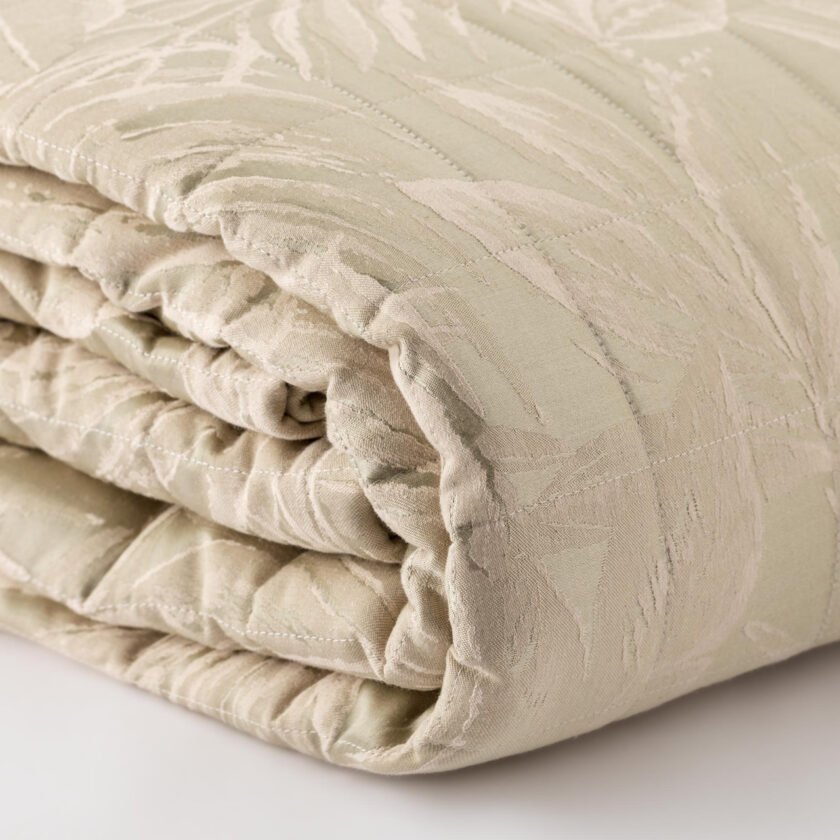 Trapuntino Jacquard Comala matrimoniale verde - immagine 2