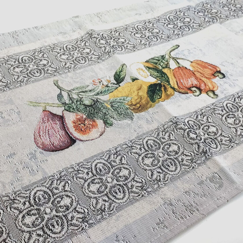 Runner tavolo gobelin jacquard rettangolare profumi del golfo 45x140 cm