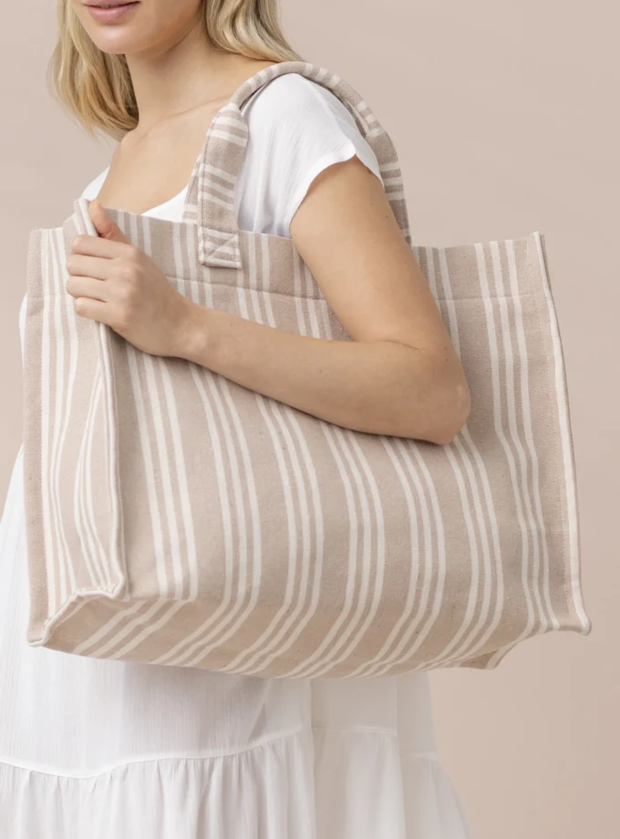 Borsa con chiusura zip articolo sunrise TR1334 beige