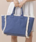 Borsa con chiusura zip articolo sunrise TR1353 blu